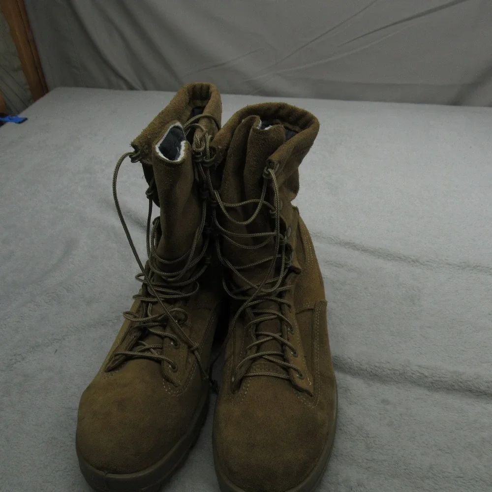 Belleville‎ Mens 11 Combat Boots Brown Waterproof Steel Toe 600g Insulated USA